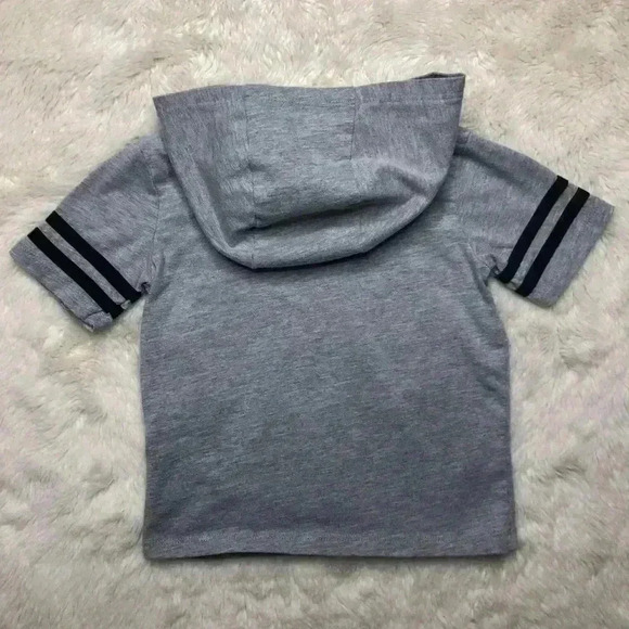 Hudson Hooded T-Shirt Grey & Black Size 3T - Picture 10 of 16